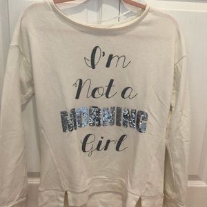 Juicy Couture I’m Not a Morning Girl Sweatshirt